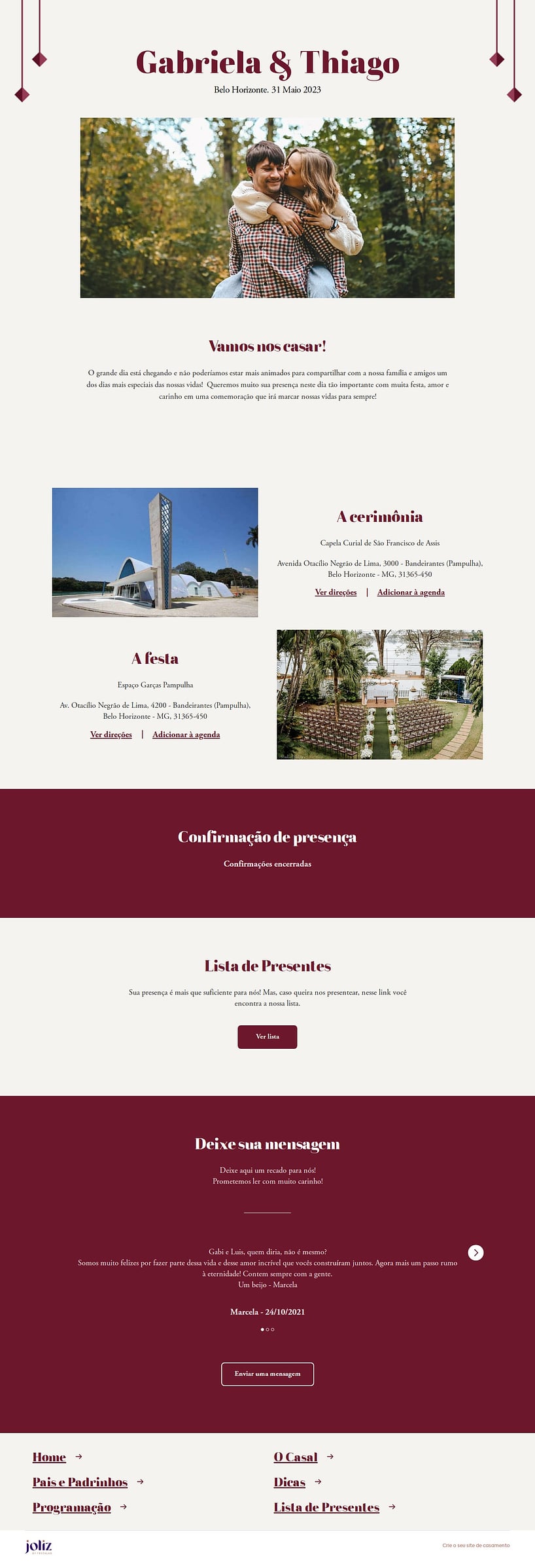 Vibe de Casamento - Classico Marsala