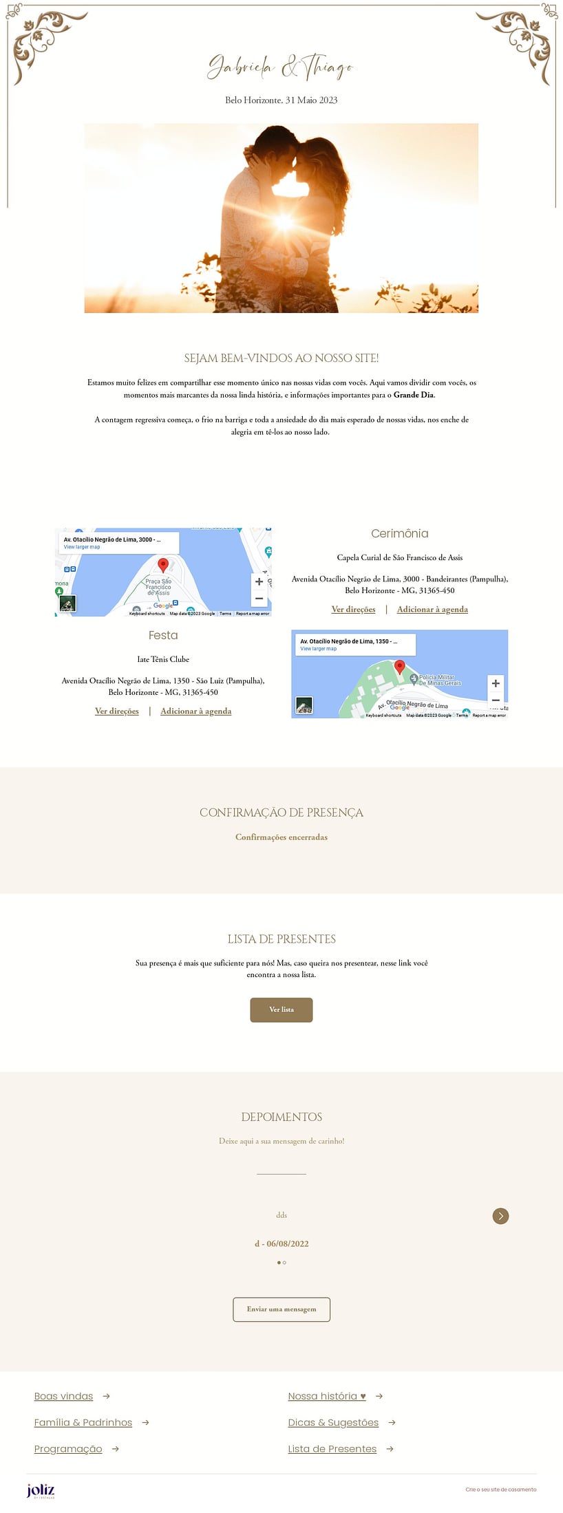 Convite de casamento Elegância em arabescos grátis