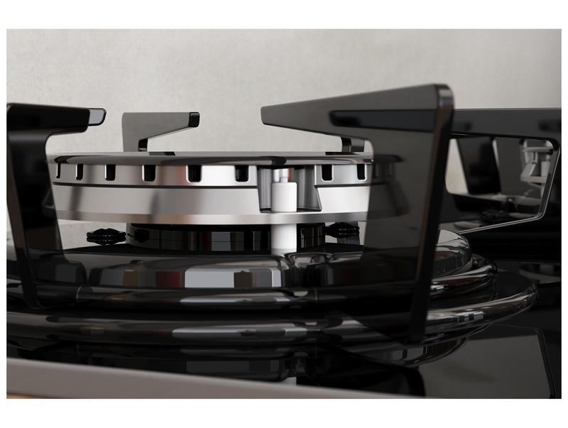 Cooktop 5 Bocas a Gás GLP Itatiaia Preto Electra Plus