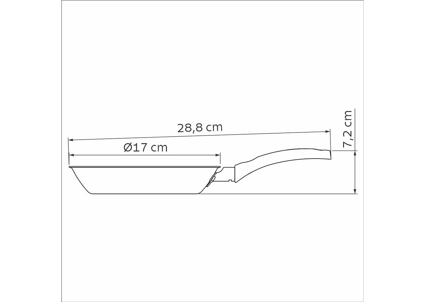 Frigideira Turim em Alumínio Vermelho 16 cm Tramontina