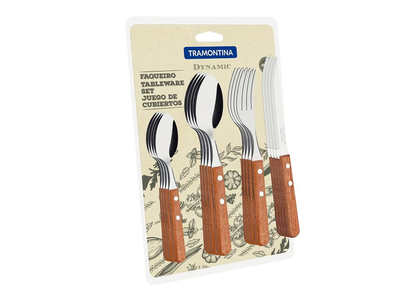Conjunto Talheres Inox 16 Peças Dynamic Tramontina