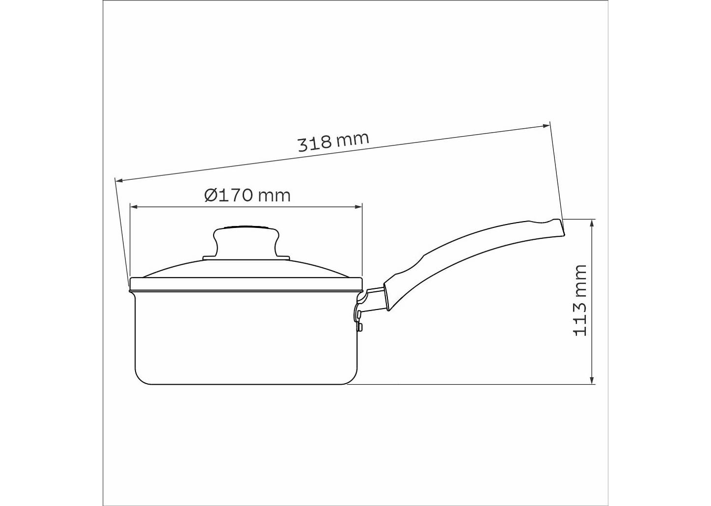Panela Turim Alumínio Vermelha 16 cm Tramontina