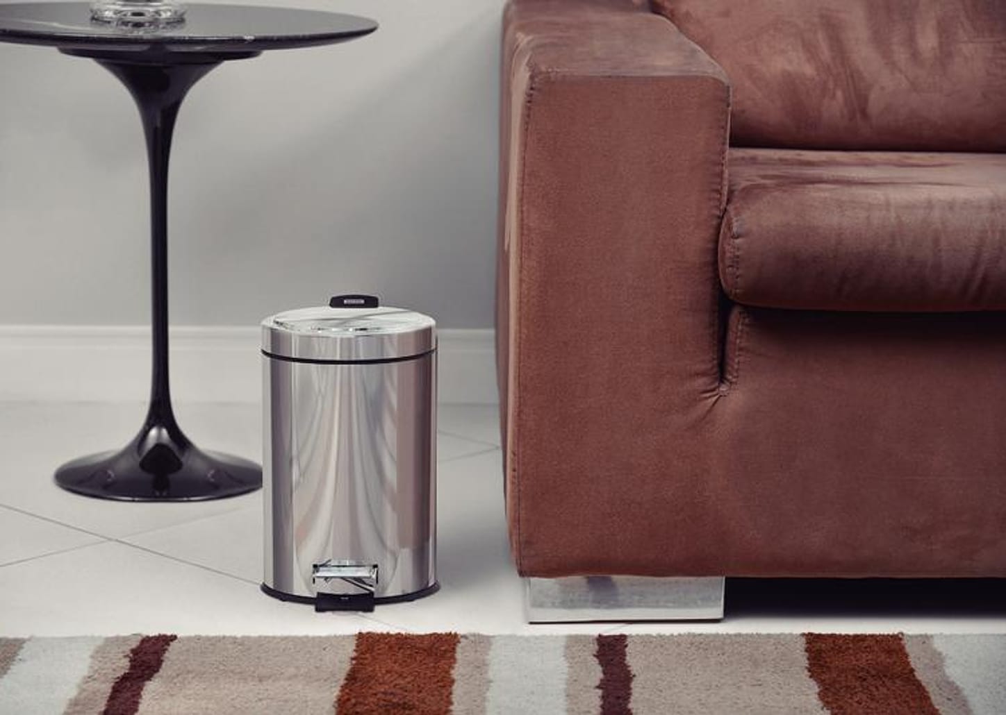 Lixeira Inox com Pedal Tramontina Brasil 3 L