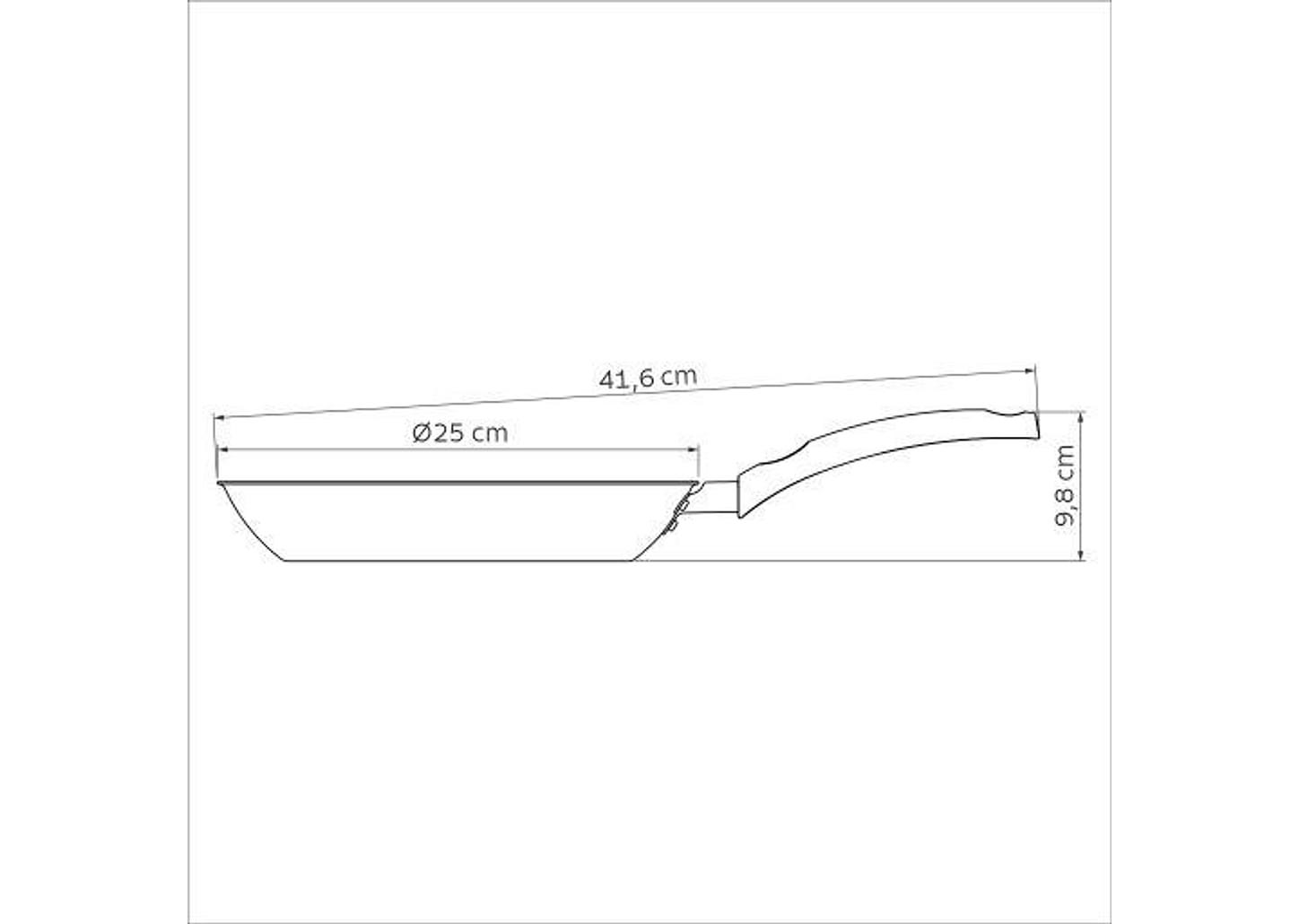 Frigideira Turim em Alumínio Vermelho 24 cm Tramontina