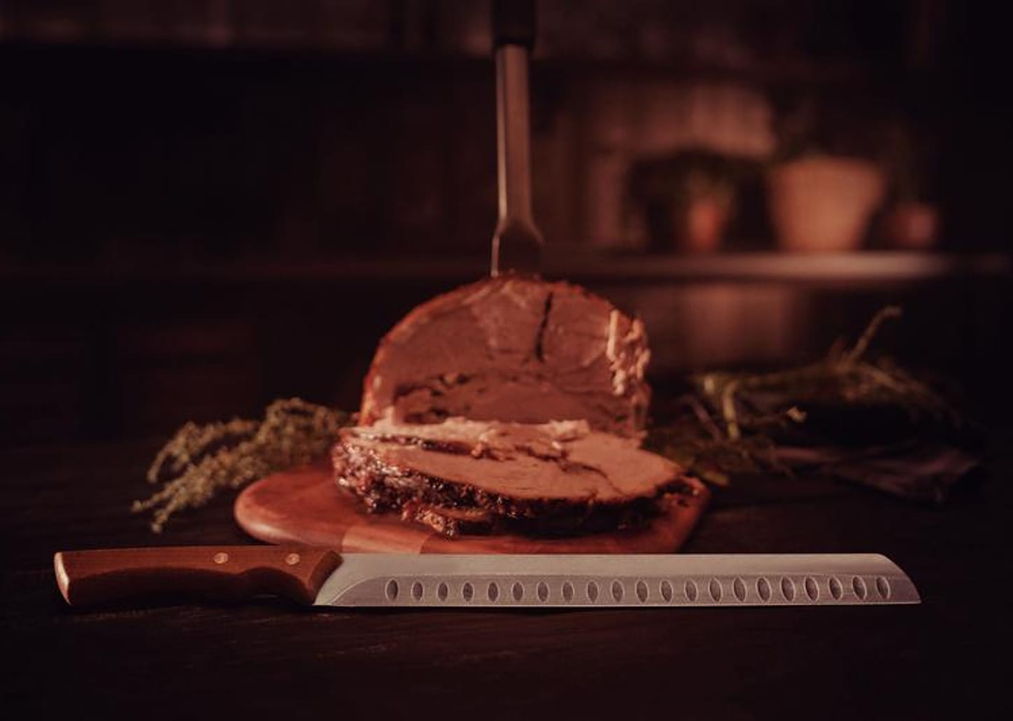 Faca Slicer/Fatiar 12' Churrasco Black Tramontina