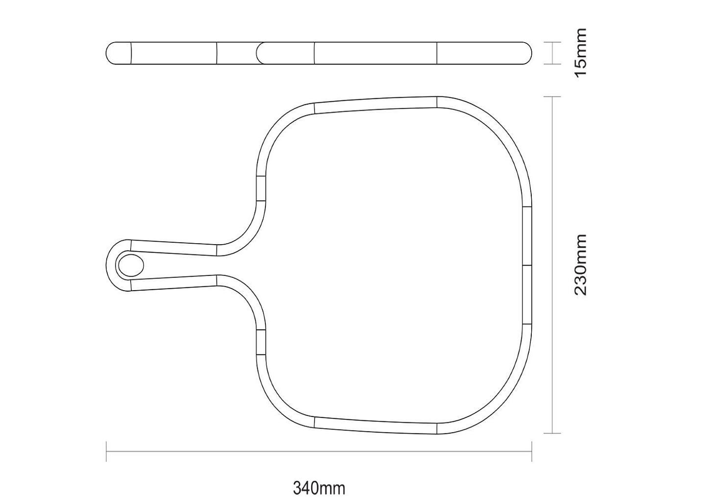 Tábua para Hambúguer Provence em Mogno Africano Tramontina