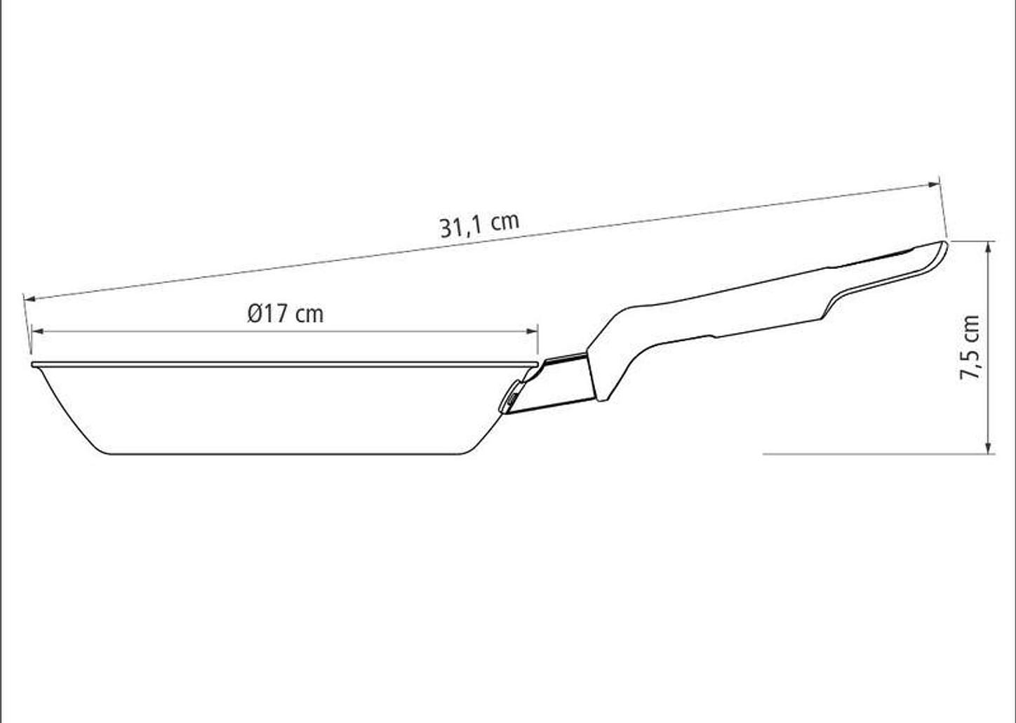 Frigideira Alumínio 16 Cm Loreto Vermelha Tramontina