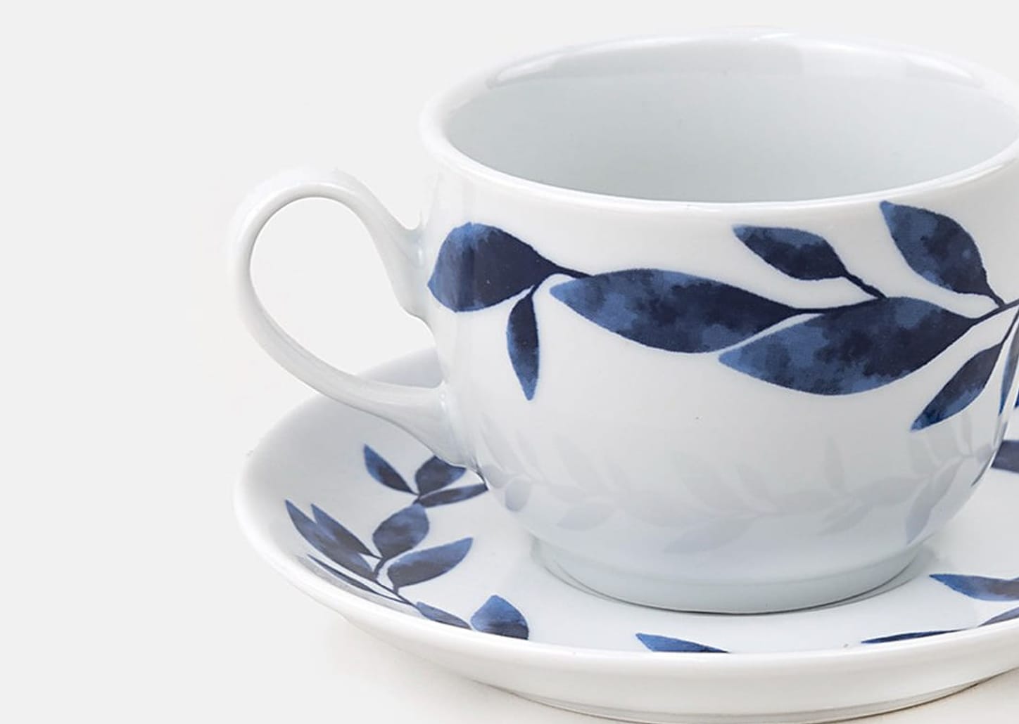 Xícara para Chá Blue Pottery com Pires