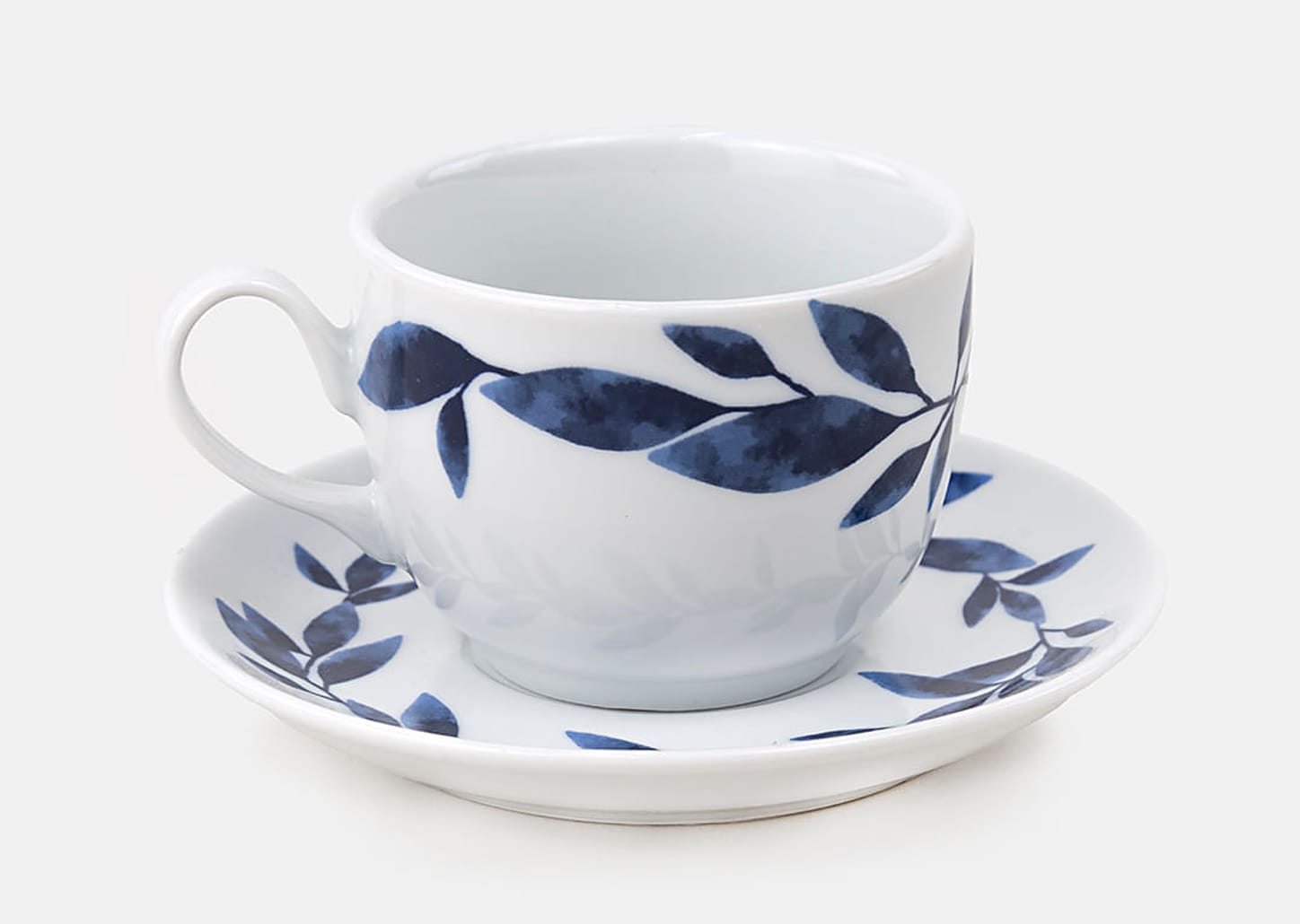 Xícara para Chá Blue Pottery com Pires