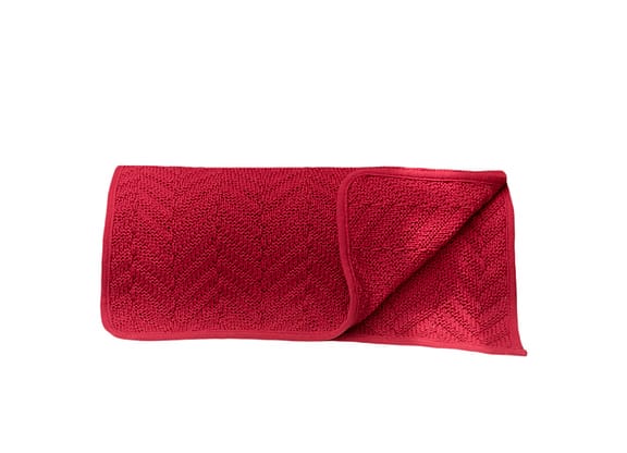 Peseira de Tricot Empório - Vermelha
