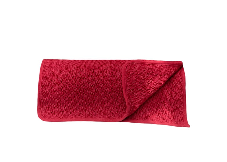 Peseira de Tricot Empório - Vermelha