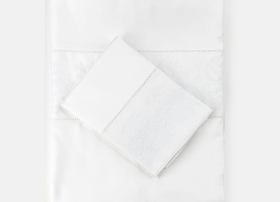 Jogo de Cama Muguet Blanc Solteiro
