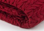 Manta de Tricot Neville Vermelha