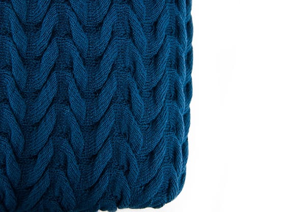 Peseira de Tricot Azul Marinho Neville