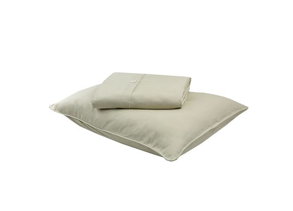 Capa de Duvet Lino Camel Solteiro