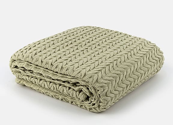 Manta de Tricot Neville Areia