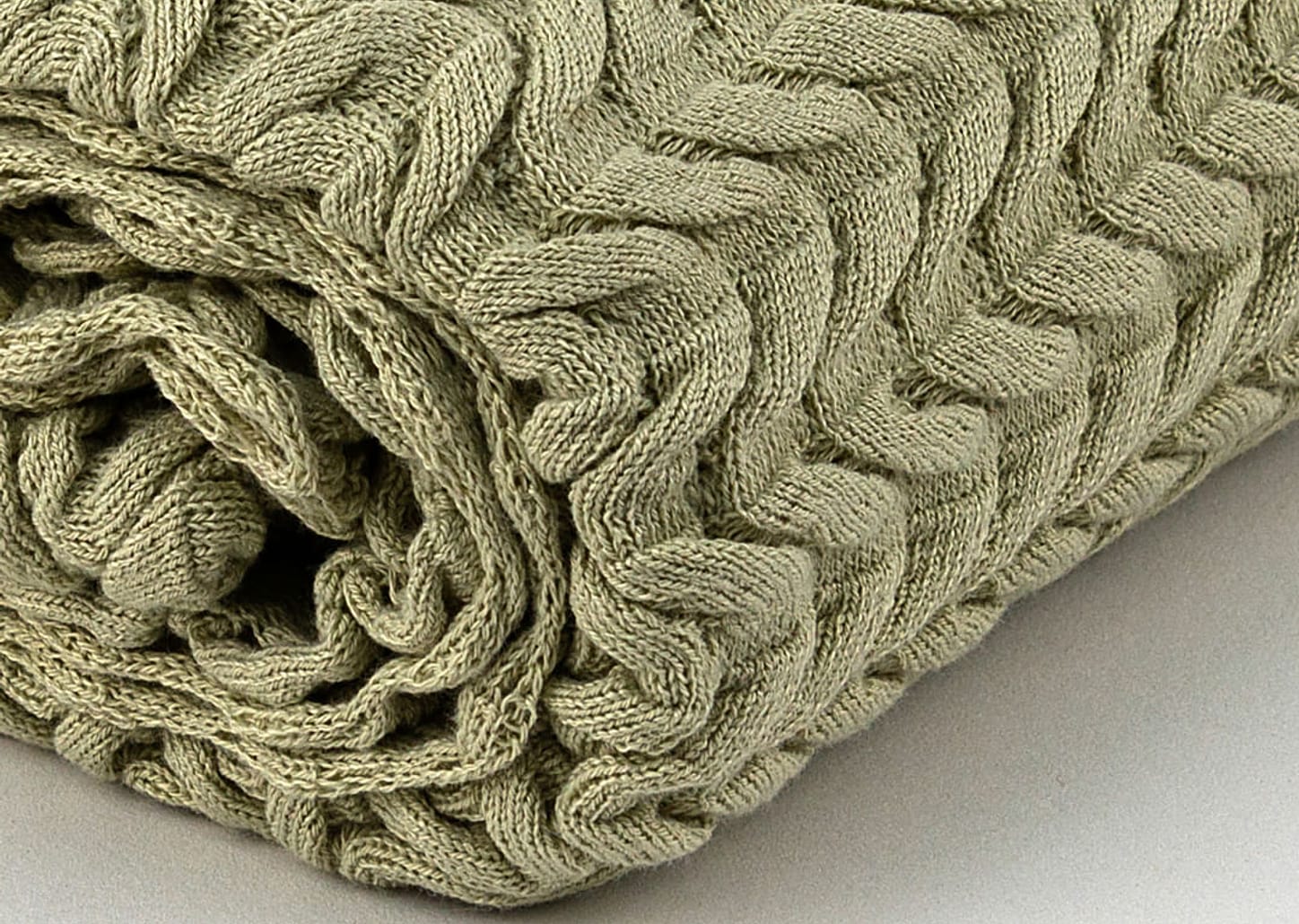 Manta de Tricot Neville Areia