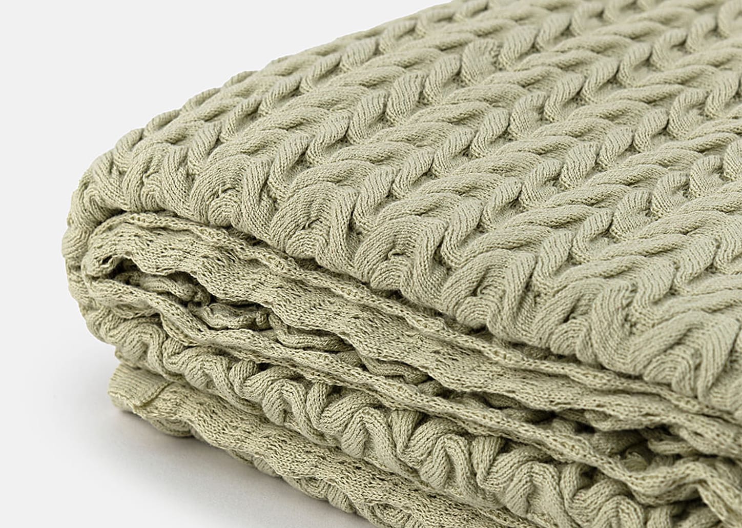 Manta de Tricot Neville Areia