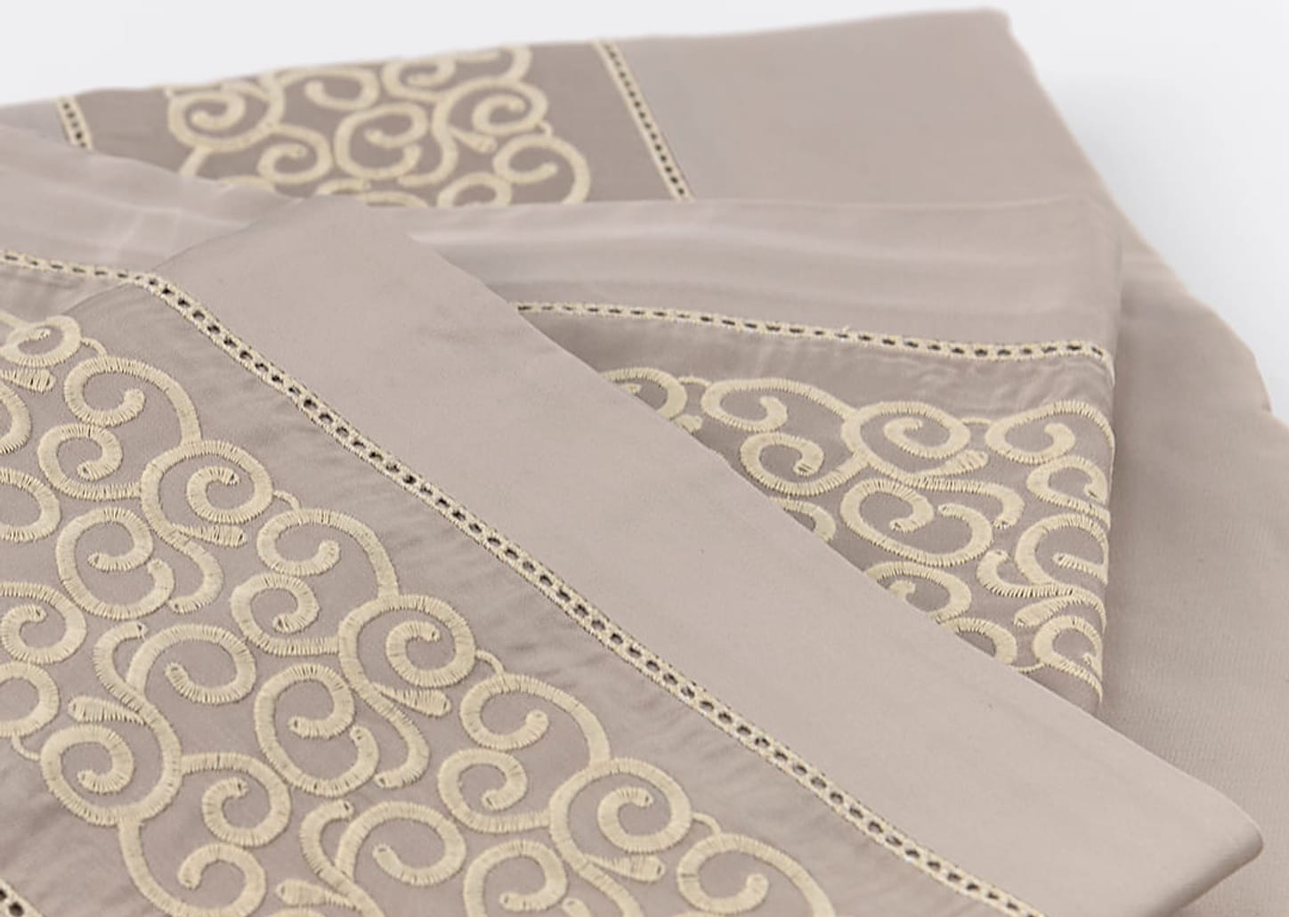 Capa de Duvet Splendor Areia - Queen