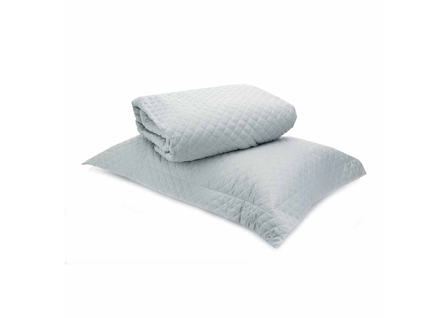 Colcha King Petit Losango Cinza