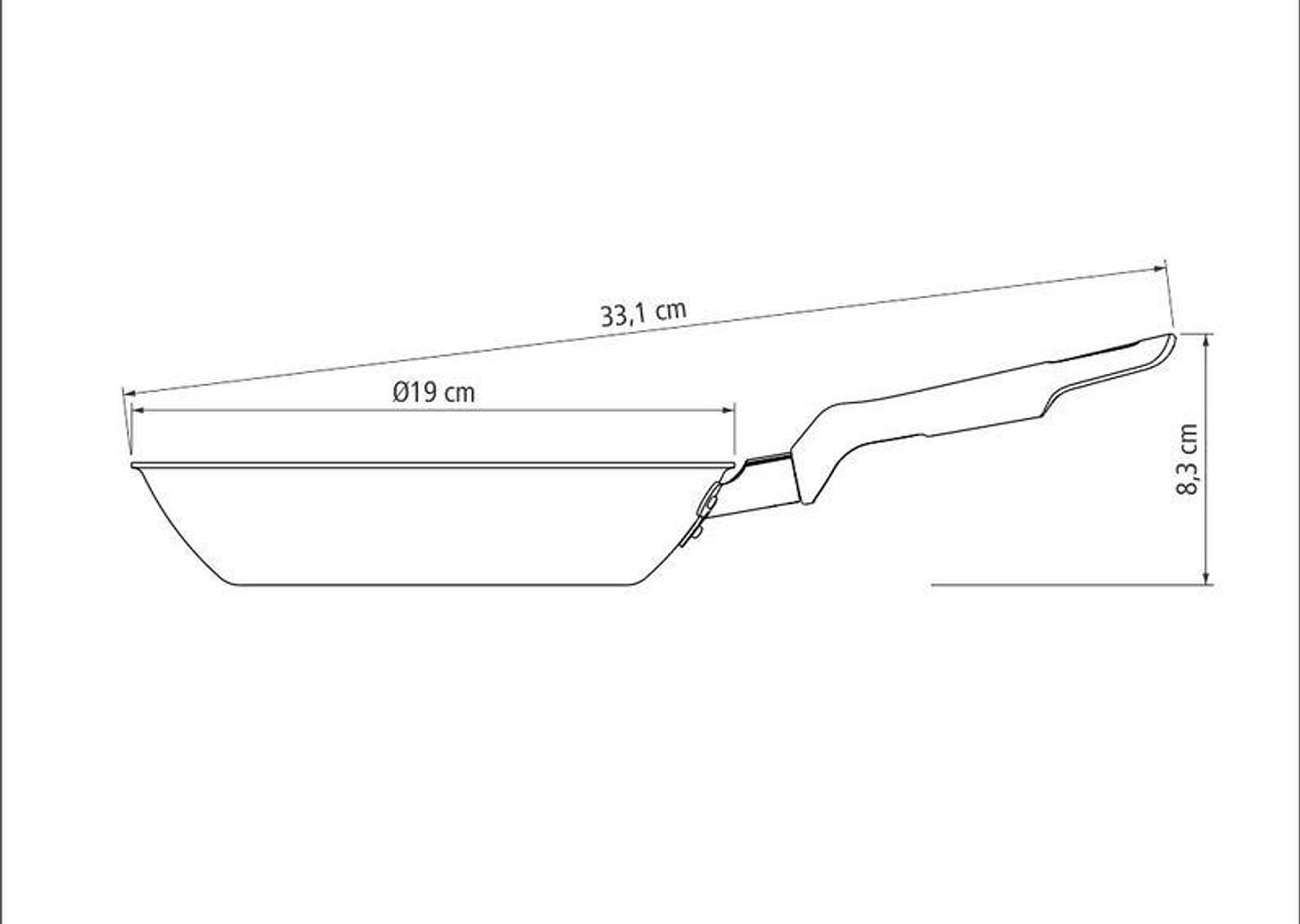Frigideira Alumínio 18 Cm Loreto Grafite Tramontina