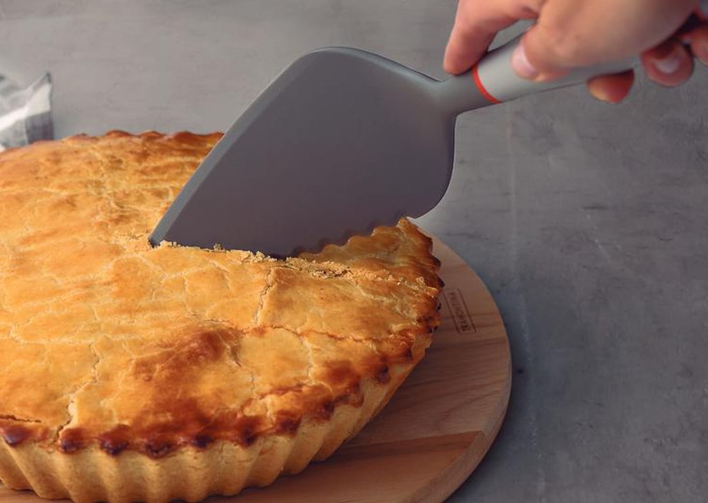 Espatula Pizza e Bolo Nylon Verano Cinza Tramontina