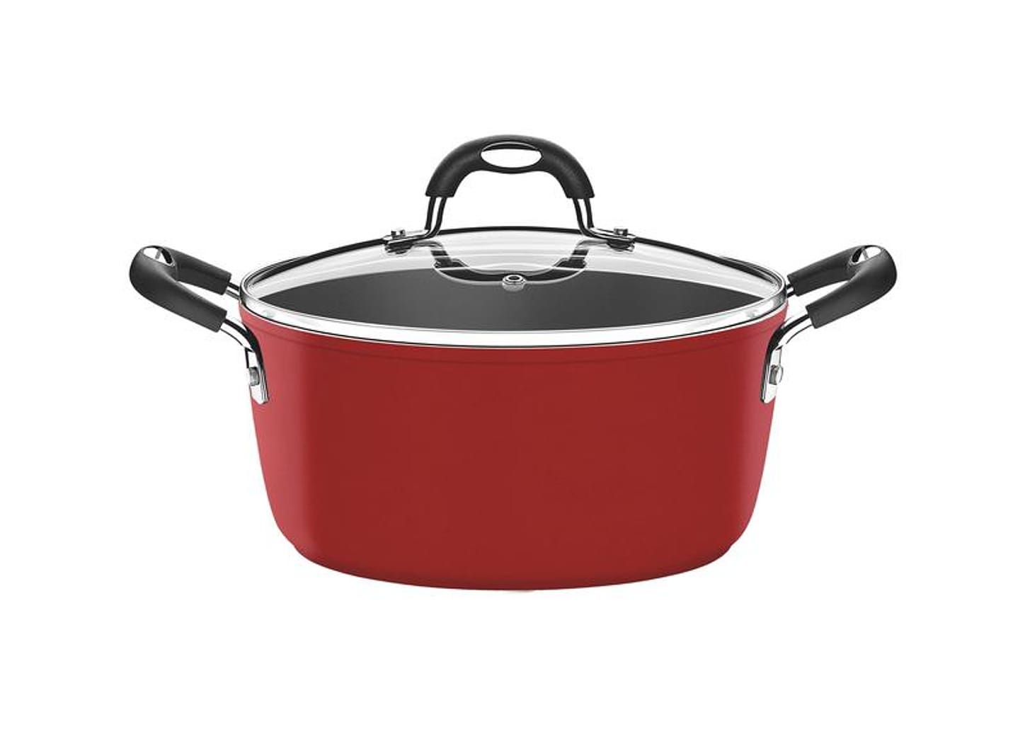 Caçarola Alumínio 22 cm Monaco Indução Vermelha Tramontina