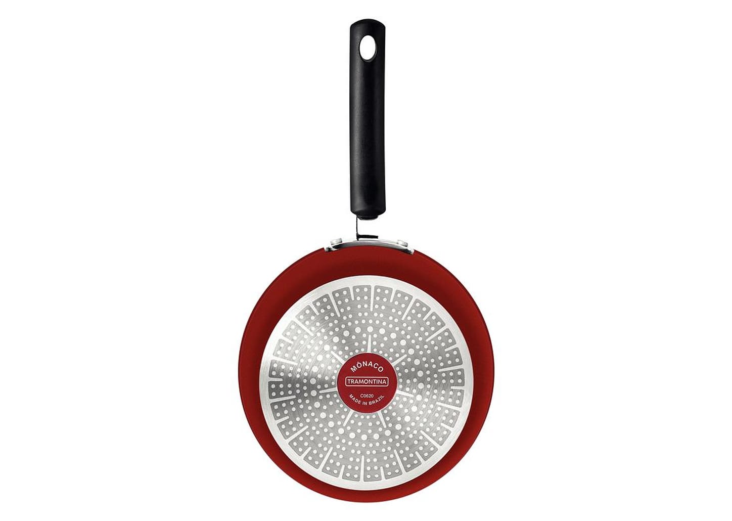 Panela Alumínio 20 cm Monaco Indução Vermelho Tramontina