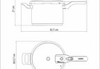 Panela de Pressão Aço Inox 4,5 litros Brava Tramontina