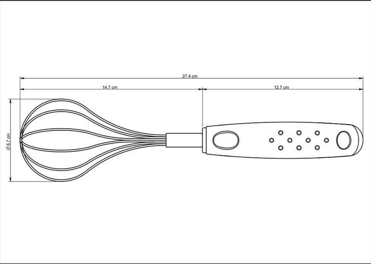 Batedor Manual Inox Utilitá