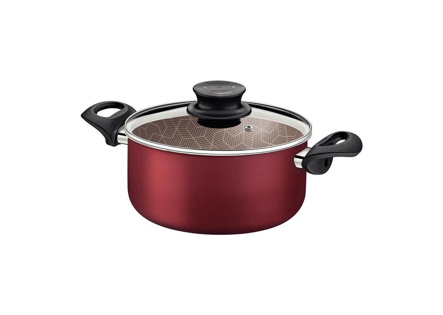 Caçarola Paris Alum. Antiad. 26cm 6,3 L Vermelho Tramontina