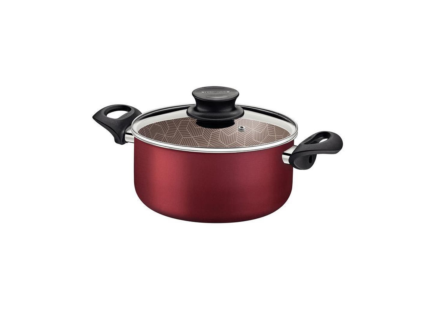 Caçarola Paris Alum. Antiad. 22 cm 3,8 L Vermelho Tramontina