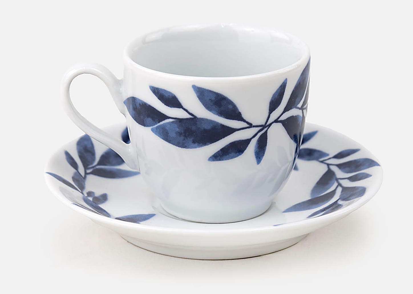 Xícara para Café Blue Pottery com Pires