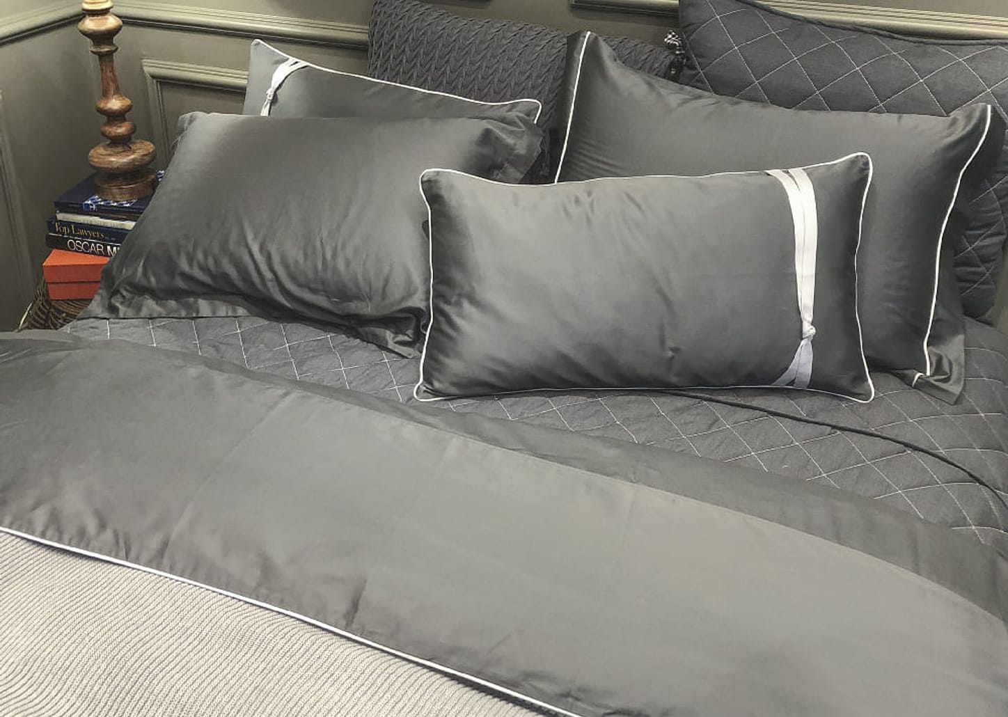 Jogo de Cama Barcelona Zinc Queen