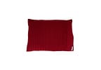 Porta Travesseiro de Tricot Neville - Vermelho Queimado