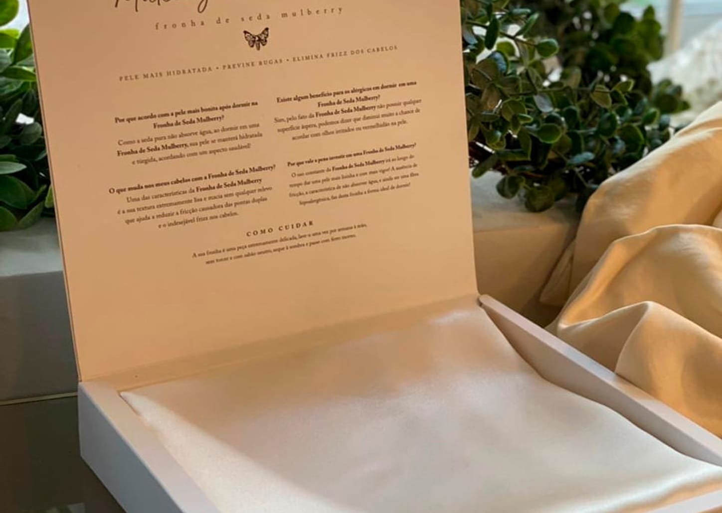 Fronha de Seda Pura Mulberry