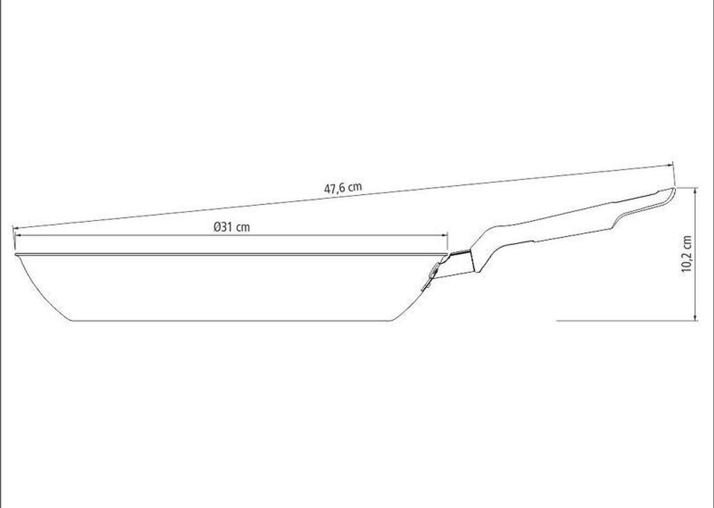 Frigideira Alumínio 30 Cm Loreto Grafite Tramontina