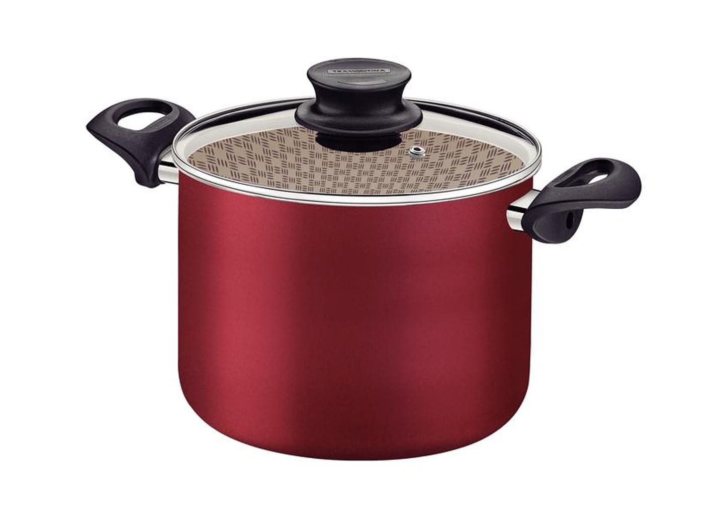 Caldeirao C/Tampa Vidro 22Cm Tramontina