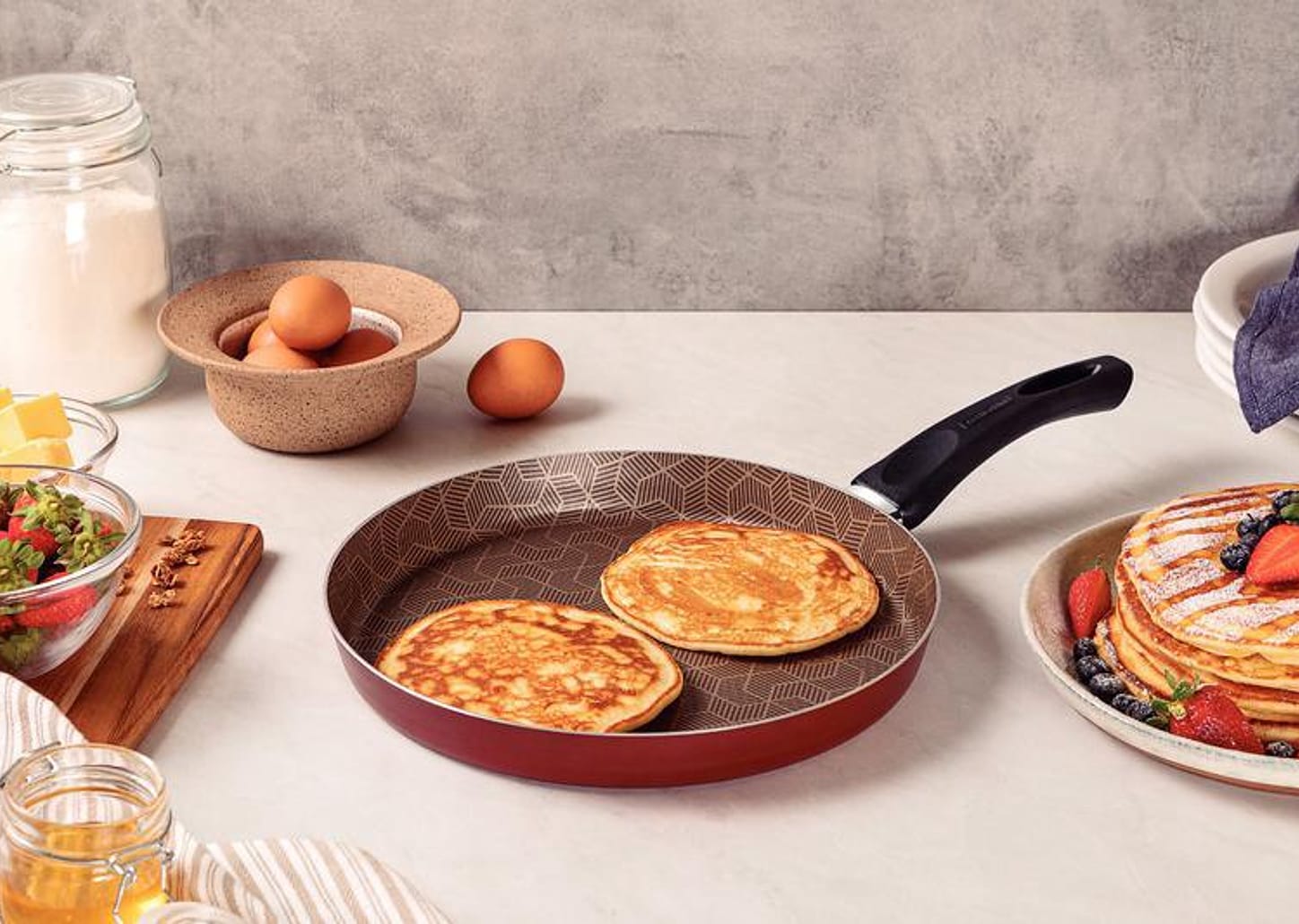 Panquequeira Paris 28 cm Vermelho Tramontina