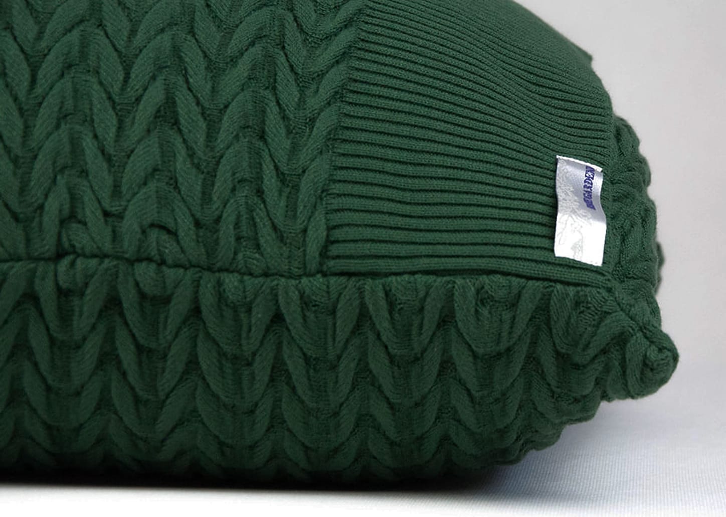 Porta Travesseiro Tricot Neville Verde