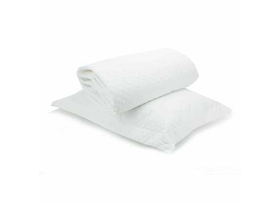 Colcha Solteiro Studio Branca com Porta travesseiro