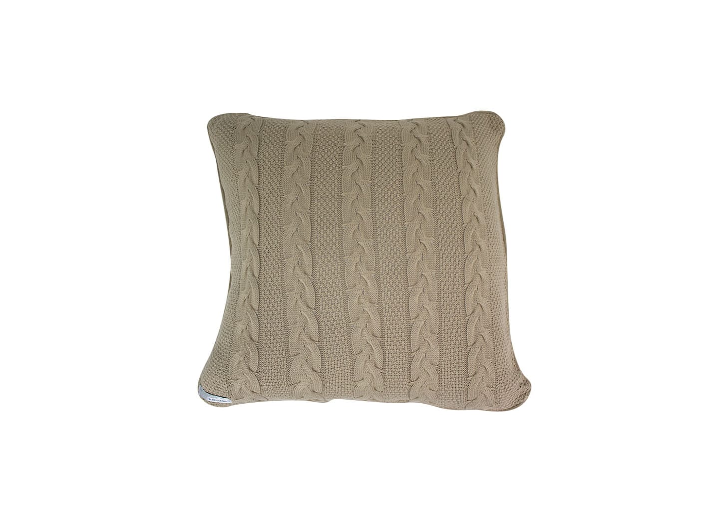 Almofada de Tricot Trança Avelã