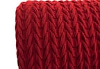 Peseira de Tricot Queimado Neville - Vermelha