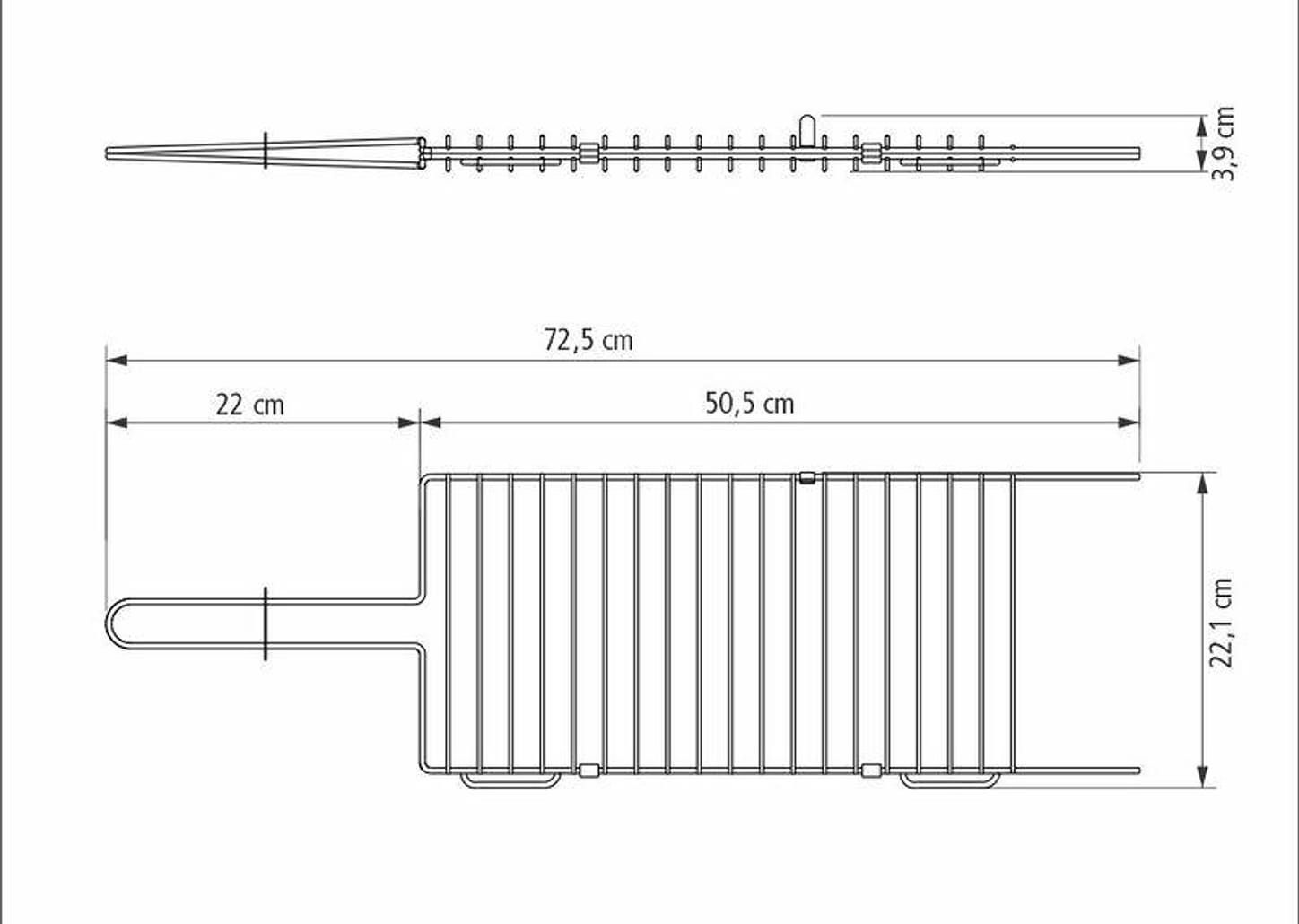 Grelha Churrasco Black Carbono Nitrocarbonetado Tramontina