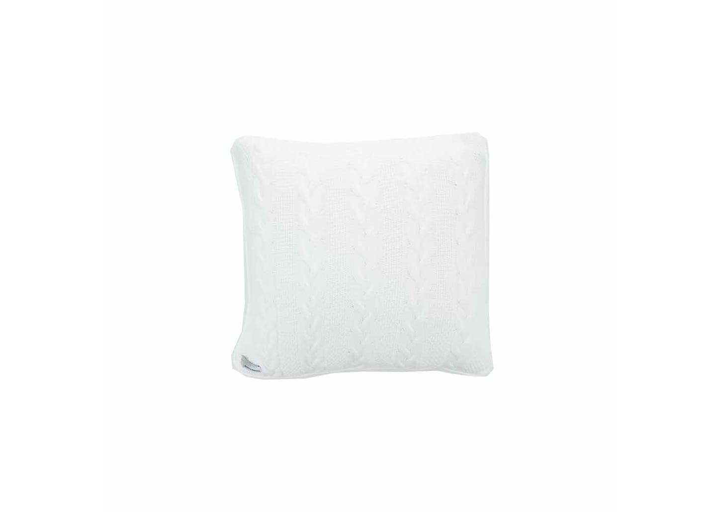 Almofada de Tricot Trança Marfim