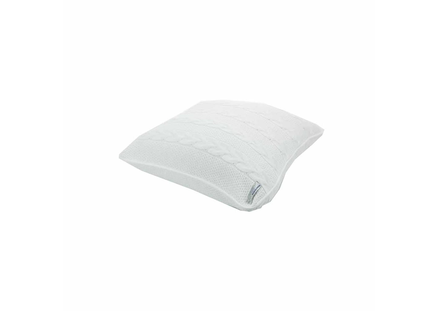 Almofada de Tricot Trança Marfim