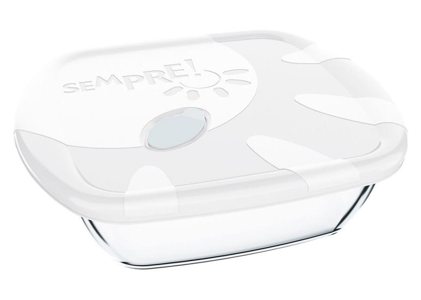 Conjunto de Assadeiras de Vidro Sempre 3 Peças Sortido