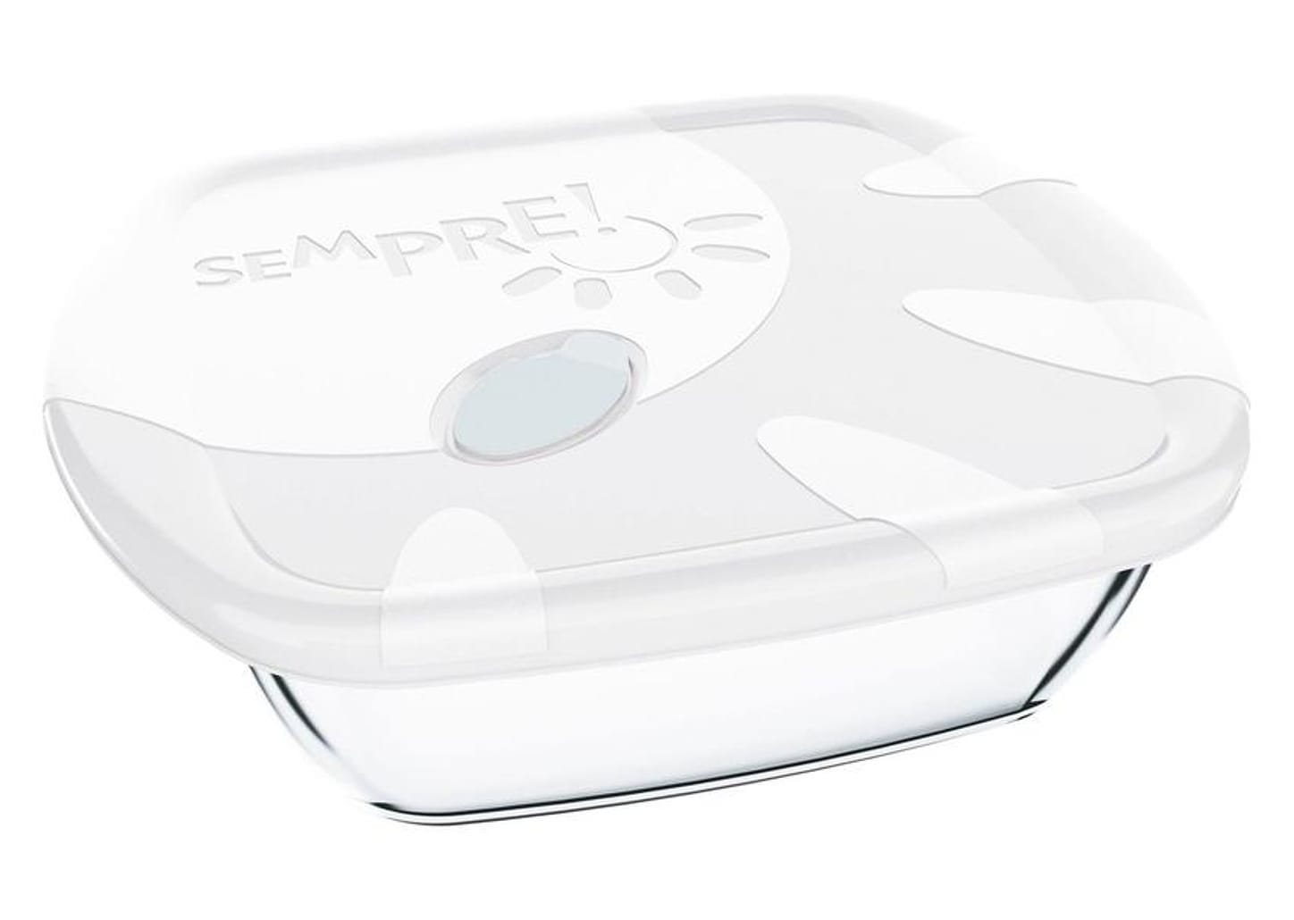 Conjunto de Assadeiras de Vidro Sempre 3 Peças Sortido