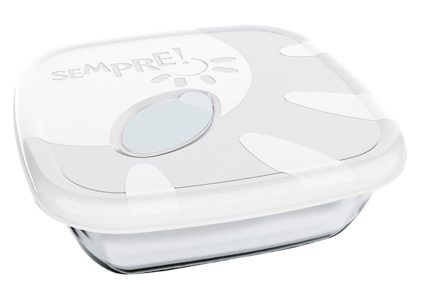 Conjunto de Assadeiras de Vidro Sempre 3 Peças Sortido