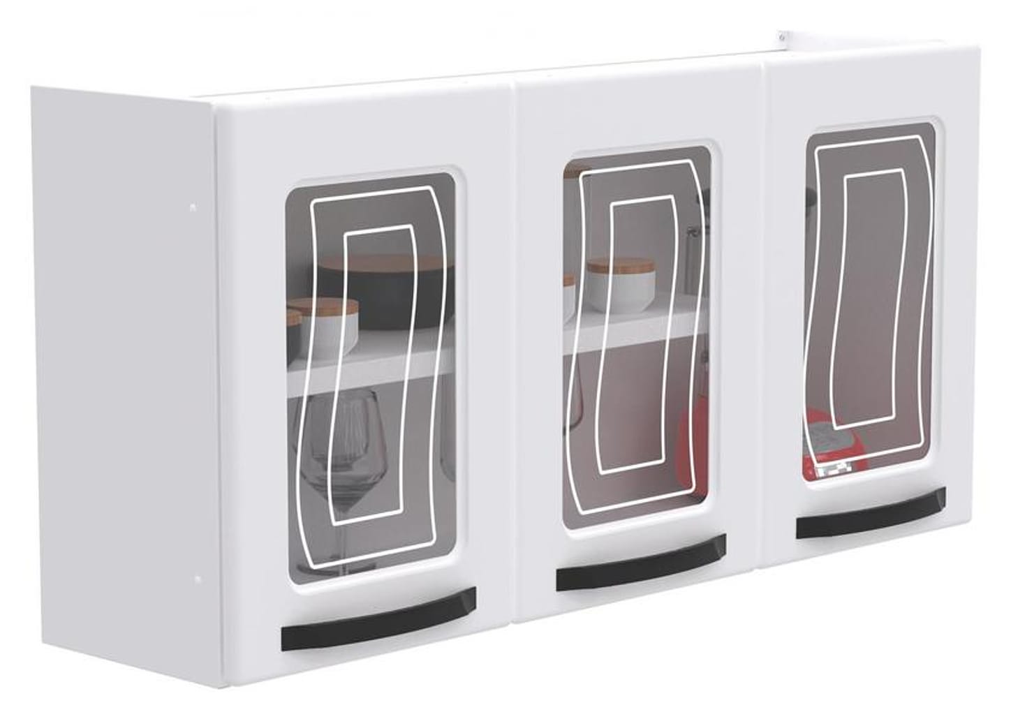 Cozinha Compacta Colormaq Barcelona 10 Portas - Aço